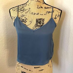 HOLLISTER : Spaghetti Strap Crop Cami